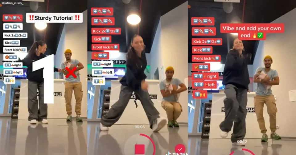 Sturdy Dance oefenen in 6 stappen (Tiktok dansje)
